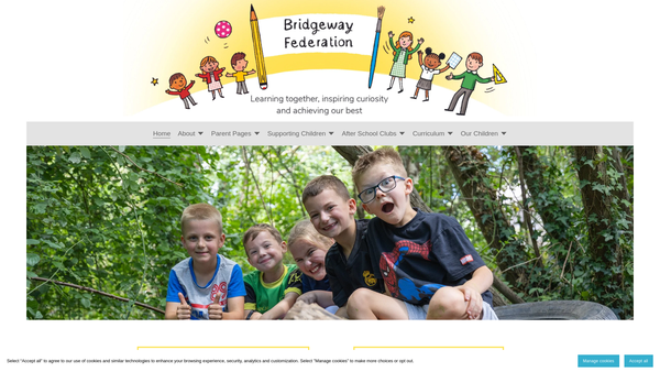 Screenshot of the Friends of Bridgeway website