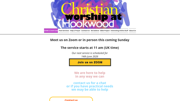 Screenshot of the Horley Christadelphian Ecclesia website