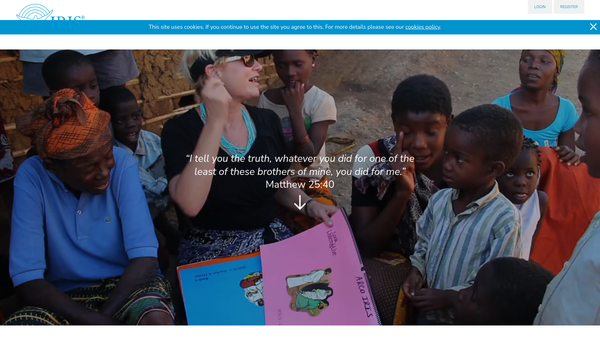 Screenshot of the Iris Global UK Limited website