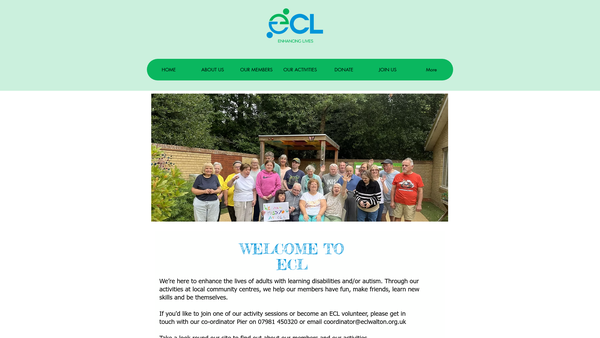 Screenshot of the Elmbridge Community Link website