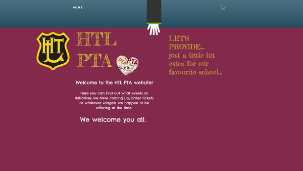 Screenshot of the Holy Trinity Church Of England School, Lamorbey Parent-Teacher Association website