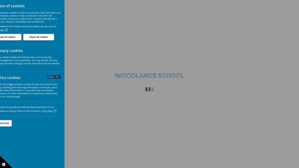 Screenshot of the Friends Of Woodlands website