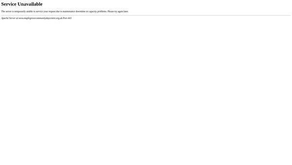 Screenshot of the Maple Grove Community Day Centre website