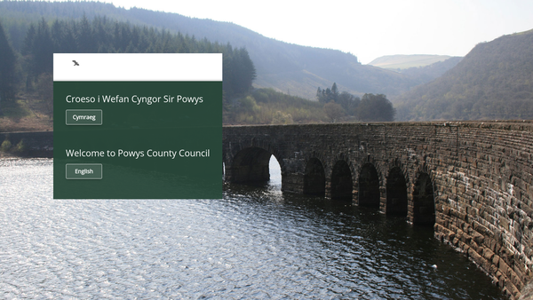Screenshot of the Rhayader Leisure Centre website