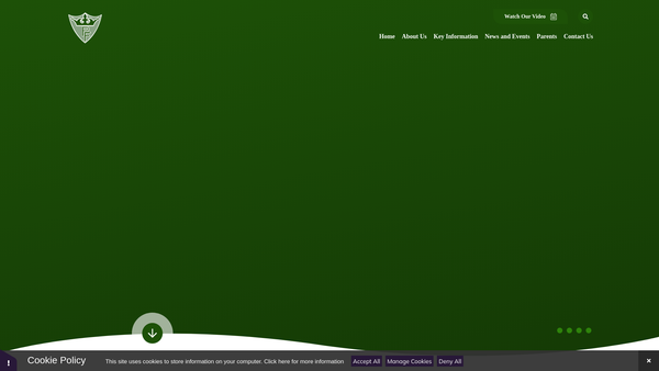 Screenshot of the Princefield School Association website