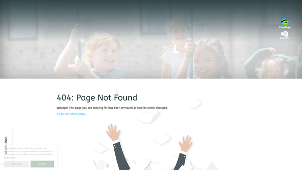 Screenshot of the North Nibley School PTA website
