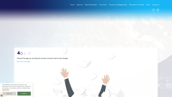 Screenshot of the St Mary's C Of E School Thornbury Parent Teacher And Friends Association website