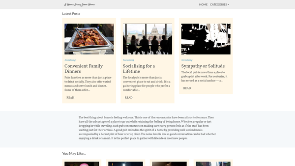 Screenshot of the Ruddington And District Choral Society website