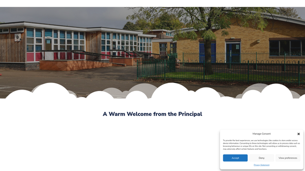 Screenshot of the Friends Of Knutton St Mary's Academy website