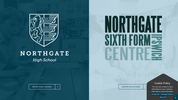 Screenshot of the Northgate High School Parent Teacher Association website