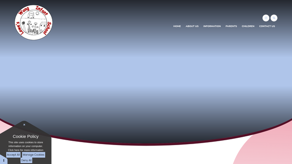 Screenshot of the Friends Of Lowe's Wong Infants School website