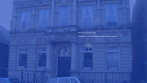 Screenshot of the Chatham District Masonic Trust website