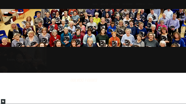 Screenshot of the Bournemouth Symphony Chorus website