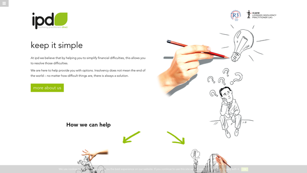 Screenshot of the Merseyside Dance Initiative website