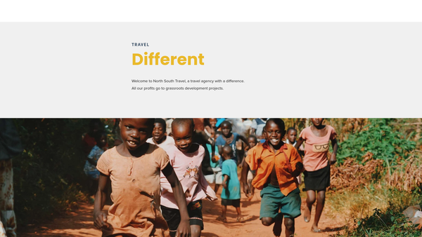 Screenshot of the The Nst Development Trust website