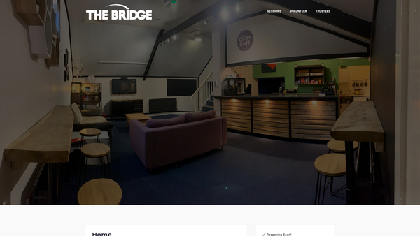 Screenshot of the The Bridgnorth Dry Bar Trust website