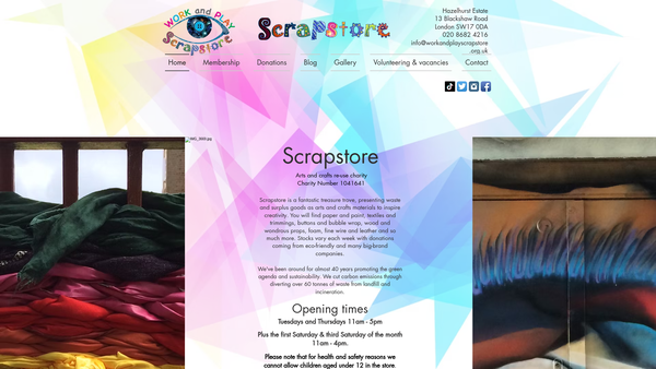 Screenshot of the Wandsworth Work And Play website