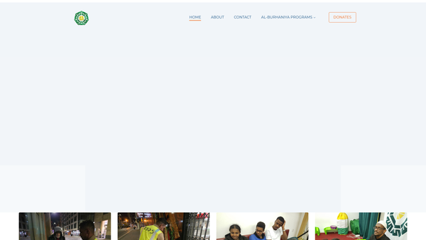 Screenshot of the Tariqa Burhaniya Disuqiya Shadhuliya website