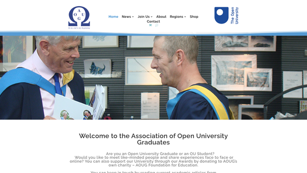 Screenshot of the A.o.u.g. Foundation For Education website
