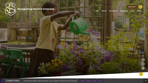 Screenshot of the St Francis Parent Teacher Association website