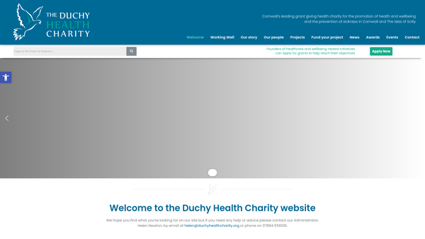 Screenshot of the The Mermaid Appeal Trust website