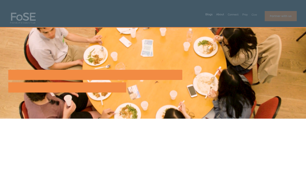 Screenshot of the The Friends Of St Ebbe's Trust website