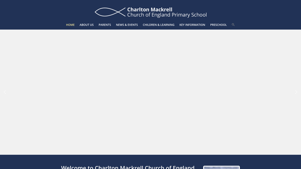 Screenshot of the Friends Of Charlton Mackrell School website