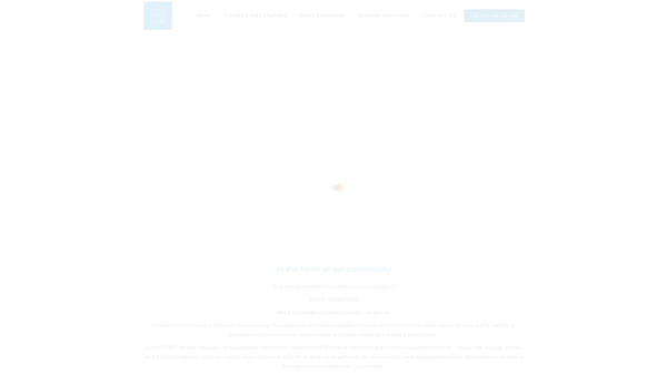 Screenshot of the Kibworth Grammar School Hall website