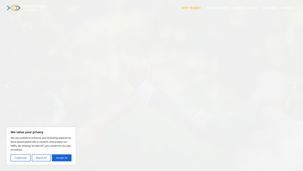 Screenshot of the Teams Of Our Lady - Great Britain Region website