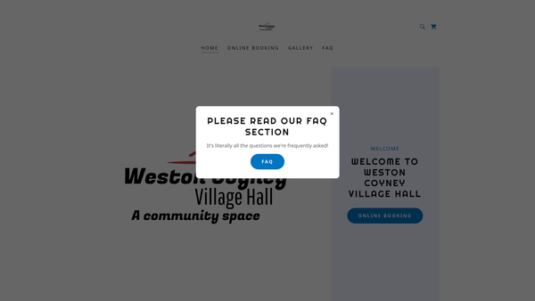 Screenshot of the Weston Coyney And Caverswall Community Association website