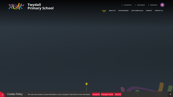 Screenshot of the Friends Of Twydall Schools website