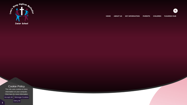 Screenshot of the Lowe's Wong Junior School Fund website