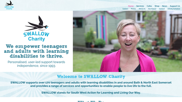Screenshot of the South West Action For Learning And Living Our Way Limited website
