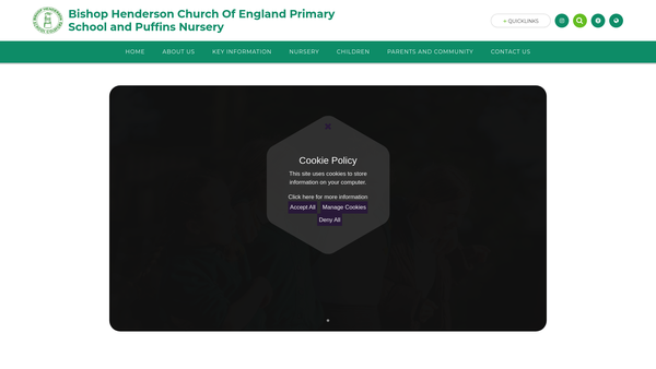 Screenshot of the The Friends Of Coleford Bishop Henderson School website
