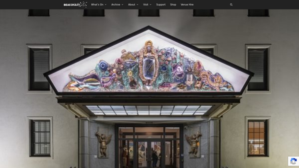 Screenshot of the Beaconsfield website