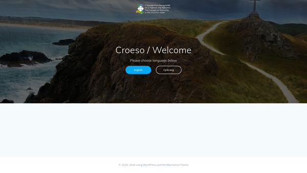 Screenshot of the The Evangelical Fellowship In The Church In Wales website