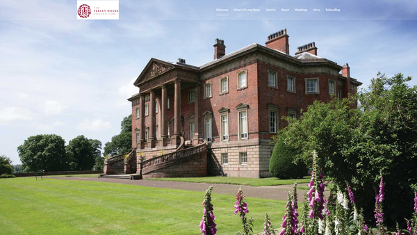 Screenshot of the The Tabley House Collection Trust website