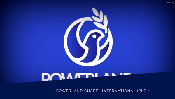 Screenshot of the Power And Glory Day Ministry website