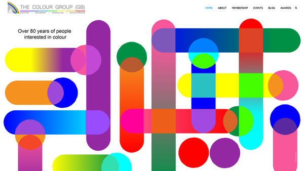 Screenshot of the The Colour Group (Great Britain) website