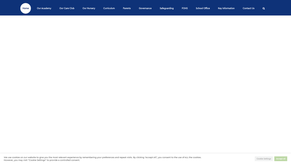 Screenshot of the Friends Of Haslington School website