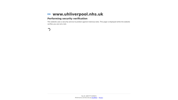 Screenshot of the The Liverpool Women's NHS Foundation Charitable Trust website