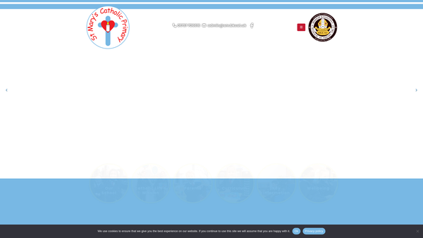 Screenshot of the St Mary's Roman Catholic Primary School (Selby) School Fund website