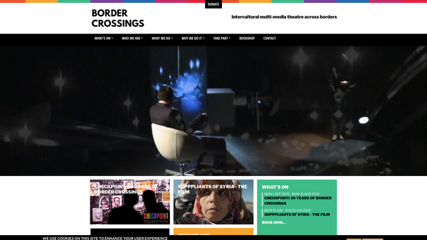 Screenshot of the Border Crossings Company Limited website