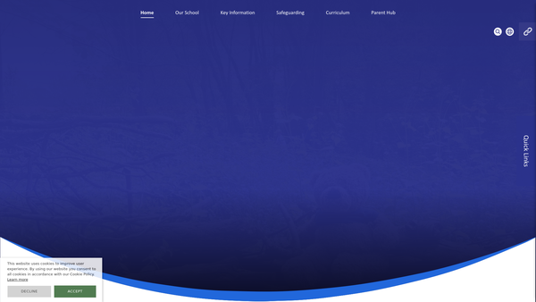 Screenshot of the Parent Teacher Association Of Scotton Lingerfield School website