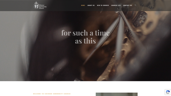Screenshot of the Chinnor Congregational Church Chapel Fund website