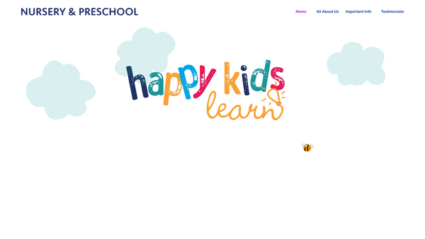 Screenshot of the Y W C A Playgroup website
