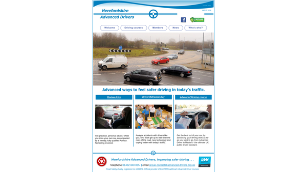Screenshot of the Iam Herefordshire website
