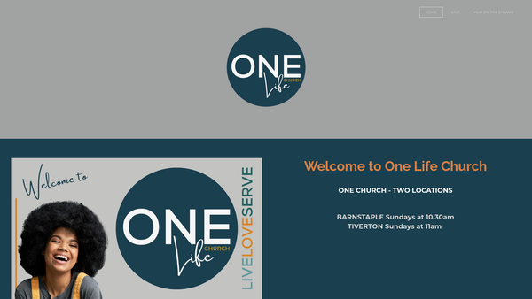 Screenshot of the Coastal Community Church website