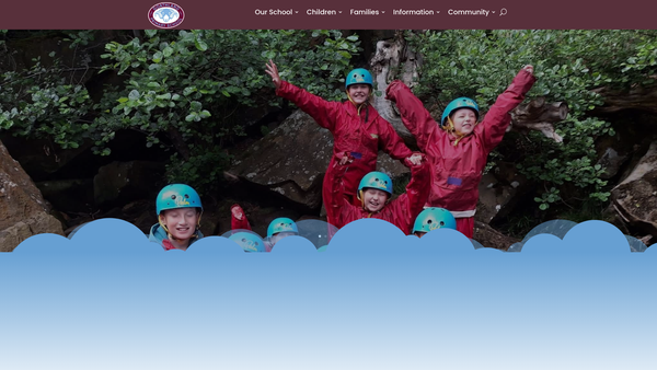 Screenshot of the Goathland Primary School Fund website