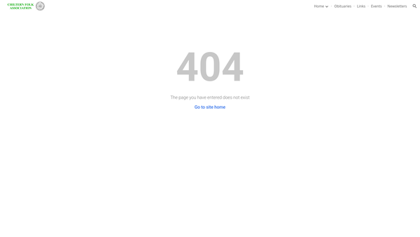 Screenshot of the Marlow Folk Dance Club website